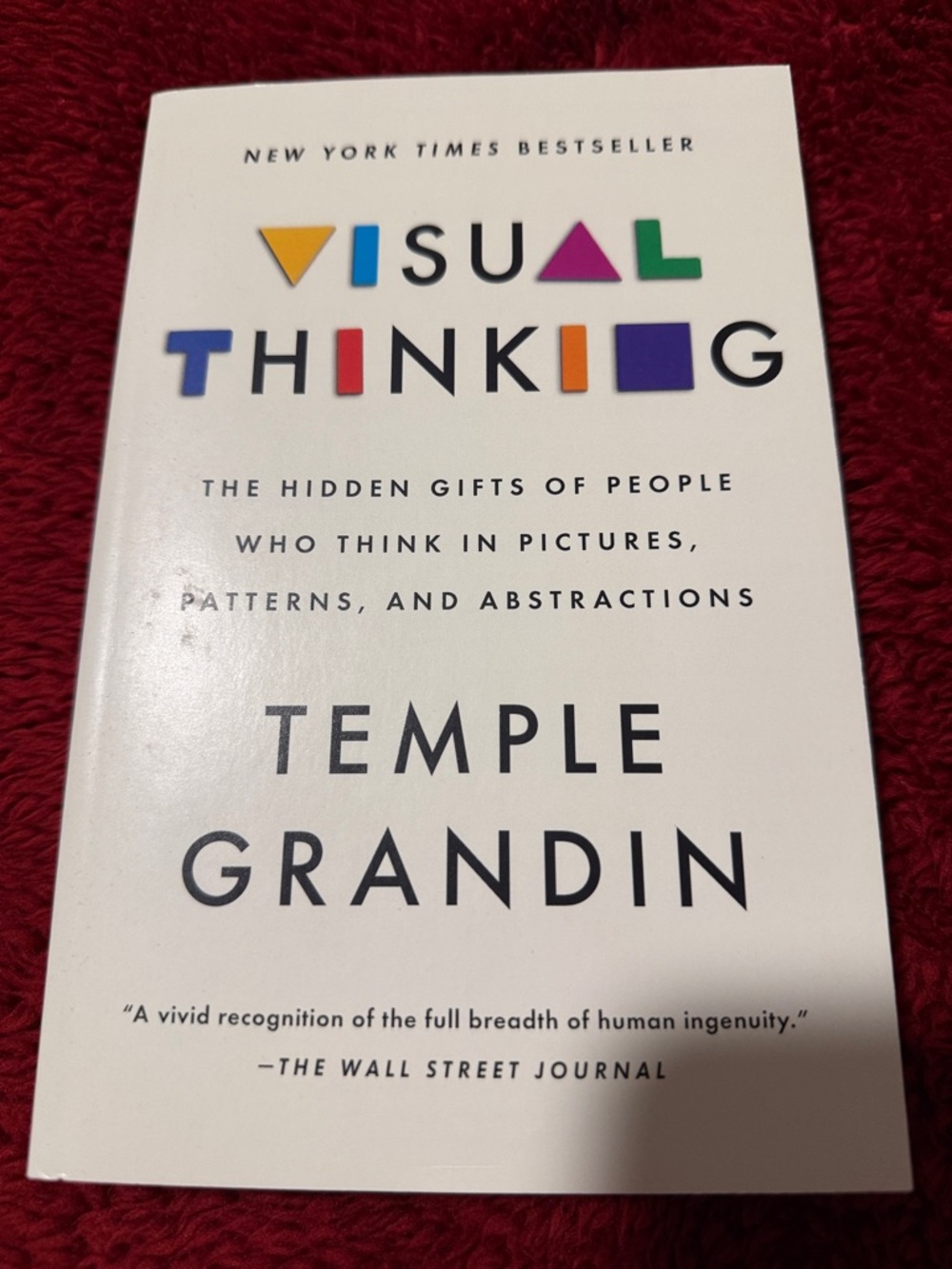🆕Autographed Paperback ‘Visual Thinking’ by Temple Grandin